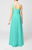 Romantic Beach Sleeveless Zip up Floor Length Draped Bridal Gowns