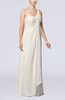 Romantic Beach Sleeveless Zip up Floor Length Draped Bridal Gowns