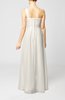 Romantic Beach Sleeveless Zip up Floor Length Draped Bridal Gowns
