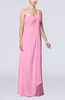 Romantic Beach Sleeveless Zip up Floor Length Draped Bridal Gowns