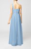 Romantic Beach Sleeveless Zip up Floor Length Draped Bridal Gowns