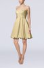 Cinderella A-line Sleeveless Backless Chiffon Pleated Graduation Dresses