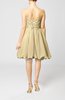 Cinderella A-line Sleeveless Backless Chiffon Pleated Graduation Dresses