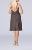 Plain Sleeveless Backless Chiffon Ruching Wedding Guest Dresses