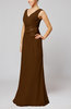 Elegant Sleeveless Zip up Floor Length Ribbon Wedding Guest Dresses