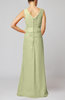 Elegant Sleeveless Zip up Floor Length Ribbon Wedding Guest Dresses