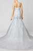 Sexy Hall Trumpet Thick Straps Backless Appliques Bridal Gowns