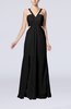 Sexy Empire V-neck Backless Chiffon Floor Length Party Dresses