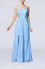 Sexy Empire V-neck Backless Chiffon Floor Length Party Dresses