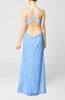 Sexy Empire V-neck Backless Chiffon Floor Length Party Dresses