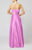 Simple A-line Sweetheart Elastic Woven Satin Floor Length Evening Dresses