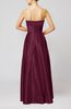 Simple A-line Sweetheart Elastic Woven Satin Floor Length Evening Dresses