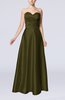 Simple A-line Sweetheart Elastic Woven Satin Floor Length Evening Dresses