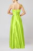 Simple A-line Sweetheart Elastic Woven Satin Floor Length Evening Dresses
