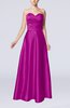 Simple A-line Sweetheart Elastic Woven Satin Floor Length Evening Dresses