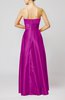 Simple A-line Sweetheart Elastic Woven Satin Floor Length Evening Dresses
