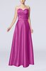 Simple A-line Sweetheart Elastic Woven Satin Floor Length Evening Dresses