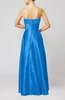 Simple A-line Sweetheart Elastic Woven Satin Floor Length Evening Dresses