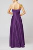 Simple A-line Sweetheart Elastic Woven Satin Floor Length Evening Dresses