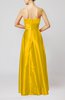 Simple A-line Sweetheart Elastic Woven Satin Floor Length Evening Dresses