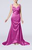 Sexy Sheath Sleeveless Backless Pleated Evening Dresses