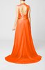 Elegant Church Column Sleeveless Chiffon Sweep Train Ruching Bridal Gowns