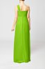Plain Empire Zipper Chiffon Floor Length Ruching Bridesmaid Dresses