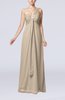 Plain Empire Zipper Chiffon Floor Length Ruching Bridesmaid Dresses