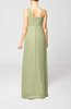 Plain Empire Zipper Chiffon Floor Length Ruching Bridesmaid Dresses