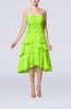 Romantic A-line Sleeveless Backless Chiffon Ruching Wedding Guest Dresses