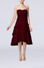 Romantic A-line Sleeveless Backless Chiffon Ruching Wedding Guest Dresses