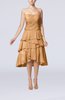 Romantic A-line Sleeveless Backless Chiffon Ruching Wedding Guest Dresses