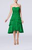 Romantic A-line Sleeveless Backless Chiffon Ruching Wedding Guest Dresses