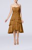 Romantic A-line Sleeveless Backless Chiffon Ruching Wedding Guest Dresses