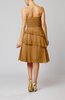 Romantic A-line Sleeveless Backless Chiffon Ruching Wedding Guest Dresses
