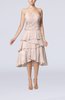 Romantic A-line Sleeveless Backless Chiffon Ruching Wedding Guest Dresses