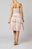 Romantic A-line Sleeveless Backless Chiffon Ruching Wedding Guest Dresses