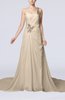Romantic Church One Shoulder Sleeveless Zip up Rhinestone Bridal Gowns
