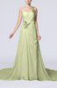 Romantic Church One Shoulder Sleeveless Zip up Rhinestone Bridal Gowns