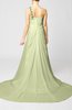Romantic Church One Shoulder Sleeveless Zip up Rhinestone Bridal Gowns