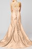 Elegant A-line Backless Taffeta Paillette Evening Dresses