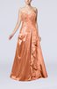 Luxury Sweetheart Zipper Taffeta Floor Length Ruffles Evening Dresses