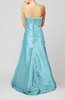 Luxury Sweetheart Zipper Taffeta Floor Length Ruffles Evening Dresses
