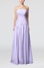 Romantic A-line Strapless Sleeveless Backless Pleated Prom Dresses