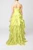 Modern Strapless Sleeveless Backless Organza Evening Dresses