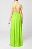 Simple V-neck Sleeveless Chiffon Floor Length Party Dresses