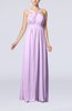 Simple V-neck Sleeveless Chiffon Floor Length Party Dresses
