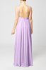 Simple V-neck Sleeveless Chiffon Floor Length Party Dresses