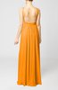 Simple V-neck Sleeveless Chiffon Floor Length Party Dresses
