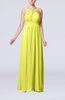 Simple V-neck Sleeveless Chiffon Floor Length Party Dresses